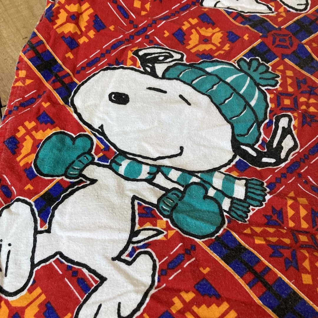 スヌーピー ビンテージシーツ　vintage peanuts エンタメ/ホビーのおもちゃ/ぬいぐるみ(キャラクターグッズ)の商品写真