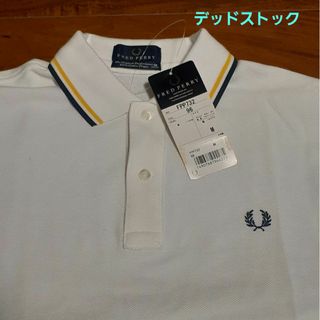 FRED PERRY - FRED PERRY フレッドペリー ポロシャツ 白ホワイト M12の