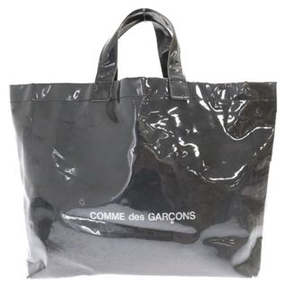 コムデギャルソン(COMME des GARCONS)のCOMME des GARCONS コムデギャルソン BLACK MARKET ブラックマーケット ロゴプリント ビニール トートバッグ ブラック OS-K 208(トートバッグ)