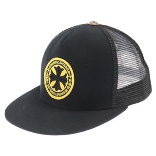 クロムハーツ(Chrome Hearts)のCHROME HEARTS クロムハーツ YELLOW CH PLUS TRUCKER CAP イエロー CHプラス トラッカーキャップ 帽子 ブラック/イエロー(キャップ)