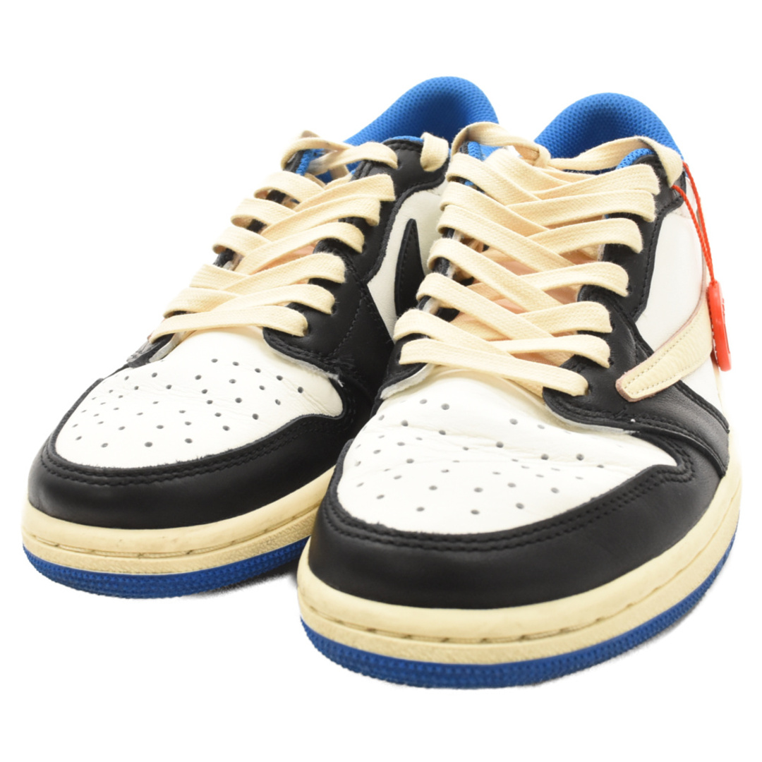 NIKE(ナイキ)のNIKE ナイキ ×TRAVIS SCOTT FRAGMENT AIR JORDAN 1 LOW OG SP トラヴィススコット フラグメント エアジョーダン1 ローカットスニーカー ブルー US6/24cm DM7866-140 メンズの靴/シューズ(スニーカー)の商品写真