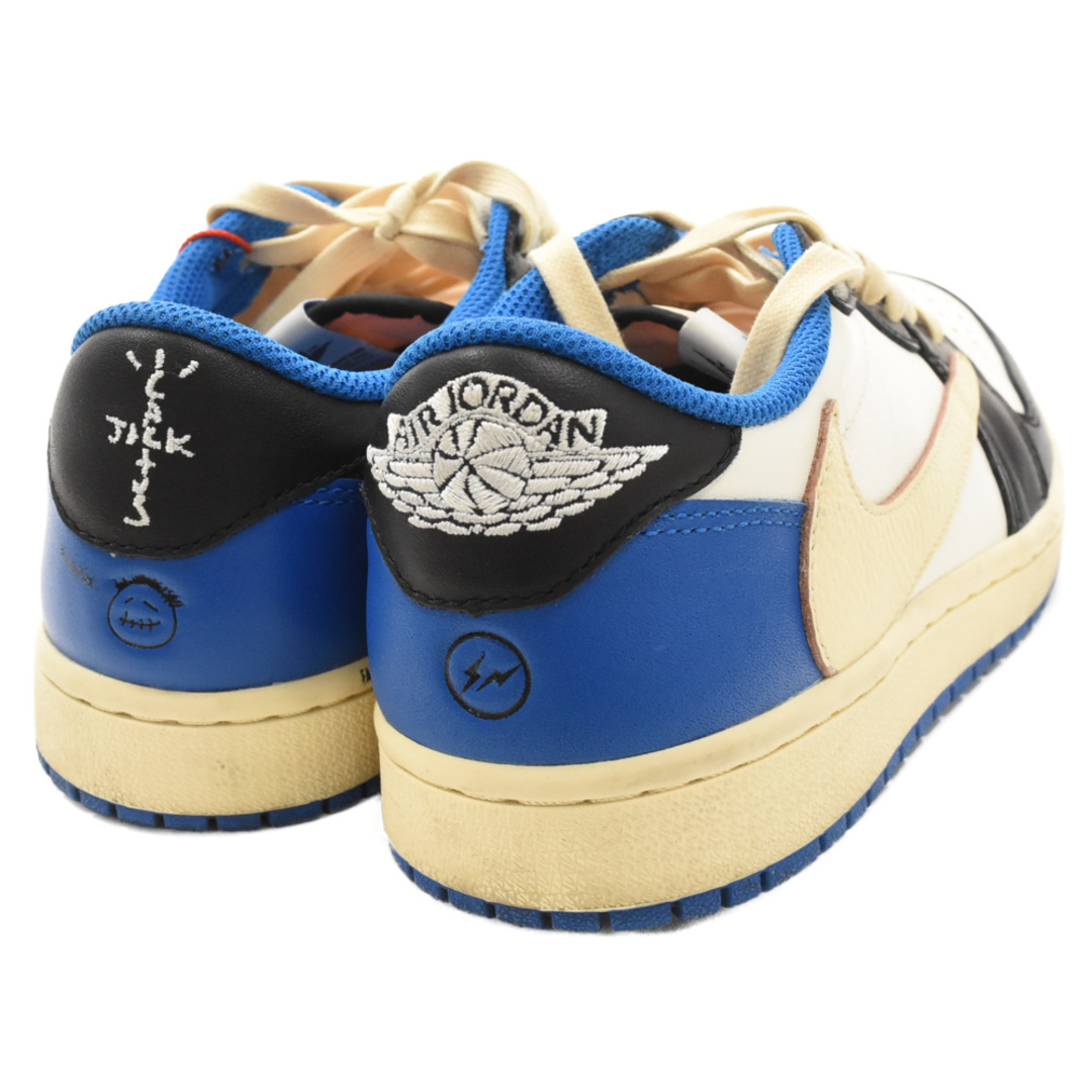 NIKE(ナイキ)のNIKE ナイキ ×TRAVIS SCOTT FRAGMENT AIR JORDAN 1 LOW OG SP トラヴィススコット フラグメント エアジョーダン1 ローカットスニーカー ブルー US6/24cm DM7866-140 メンズの靴/シューズ(スニーカー)の商品写真