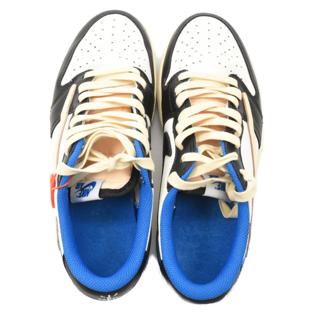 NIKE(ナイキ)のNIKE ナイキ ×TRAVIS SCOTT FRAGMENT AIR JORDAN 1 LOW OG SP トラヴィススコット フラグメント エアジョーダン1 ローカットスニーカー ブルー US6/24cm DM7866-140 メンズの靴/シューズ(スニーカー)の商品写真