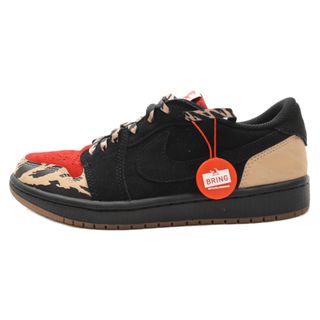 ナイキ(NIKE)のNIKE ナイキ ×SOLE FLY AIR JORDAN 1 LOW OG SP ソールフライ エアジョーダン1 ロースニーカーシューズ ブラック/レッド US7/25cm DN3400-001(スニーカー)