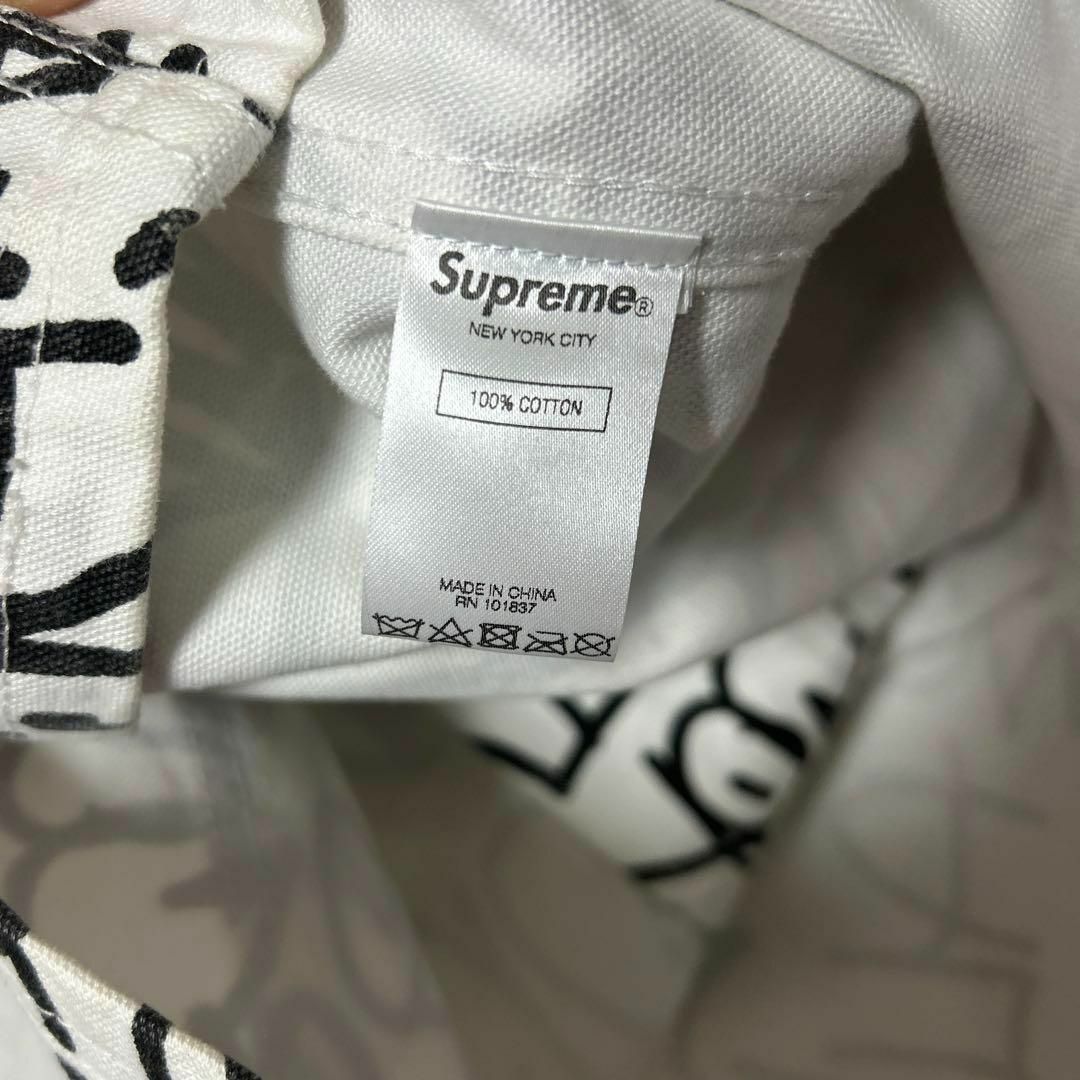 Supreme(シュプリーム)のSupreme Painted Canvas Chore Coat White メンズのジャケット/アウター(Gジャン/デニムジャケット)の商品写真