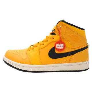 ナイキ(NIKE)のNIKE ナイキ Air Jordan 1 Mid University Gold Black 554724-700 エアジョーダン1 ミッド ユニバーシティゴールド/ブラック ミッドカットスニーカー US8/26cm(スニーカー)