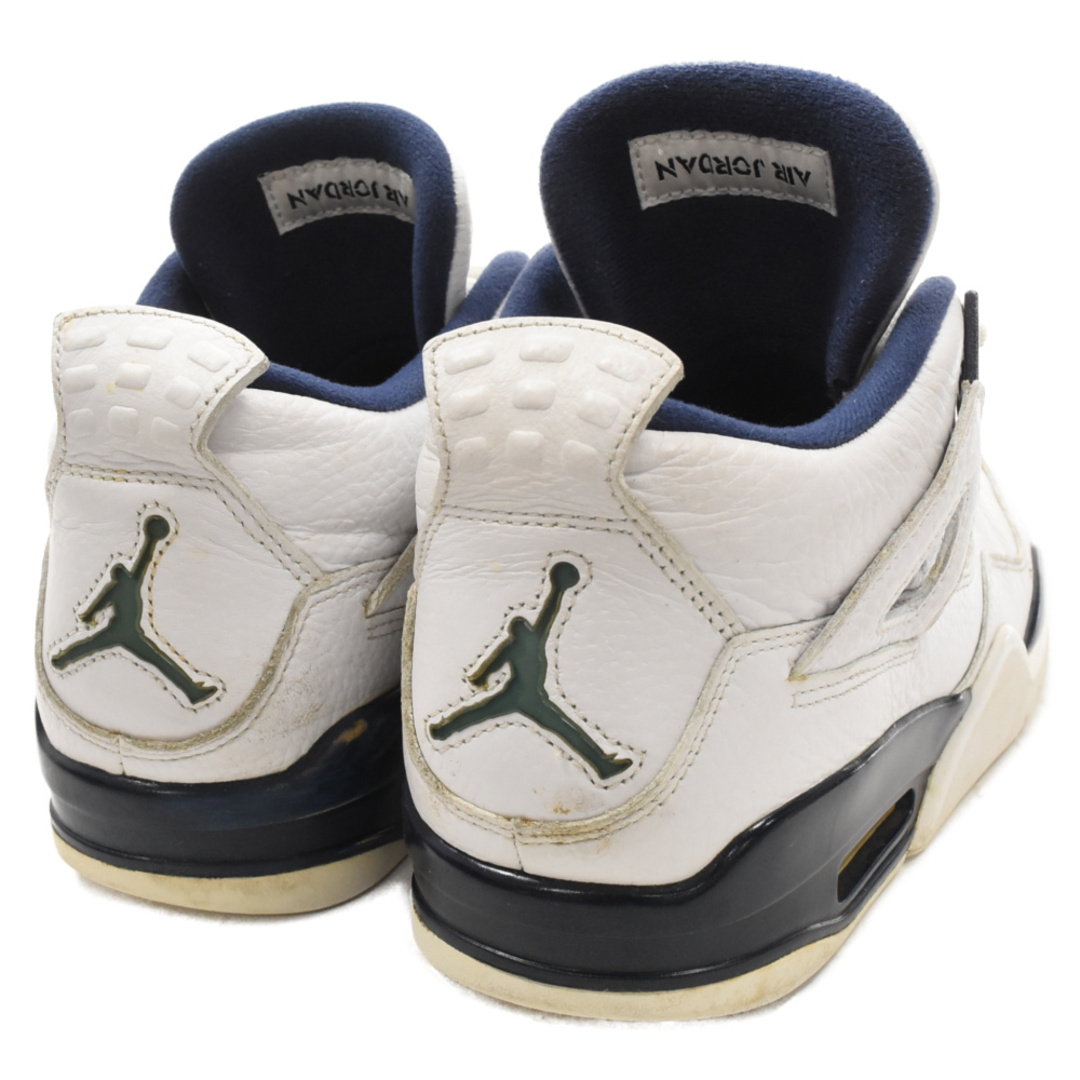 NIKE(ナイキ)のNIKE ナイキ AIR JORDAN 4 RETRO COLUMBIA 314254-107 エアジョーダン4 コロンビアハイカットスニーカーシューズ ホワイト/ネイビー US9.5/27.5cm メンズの靴/シューズ(スニーカー)の商品写真