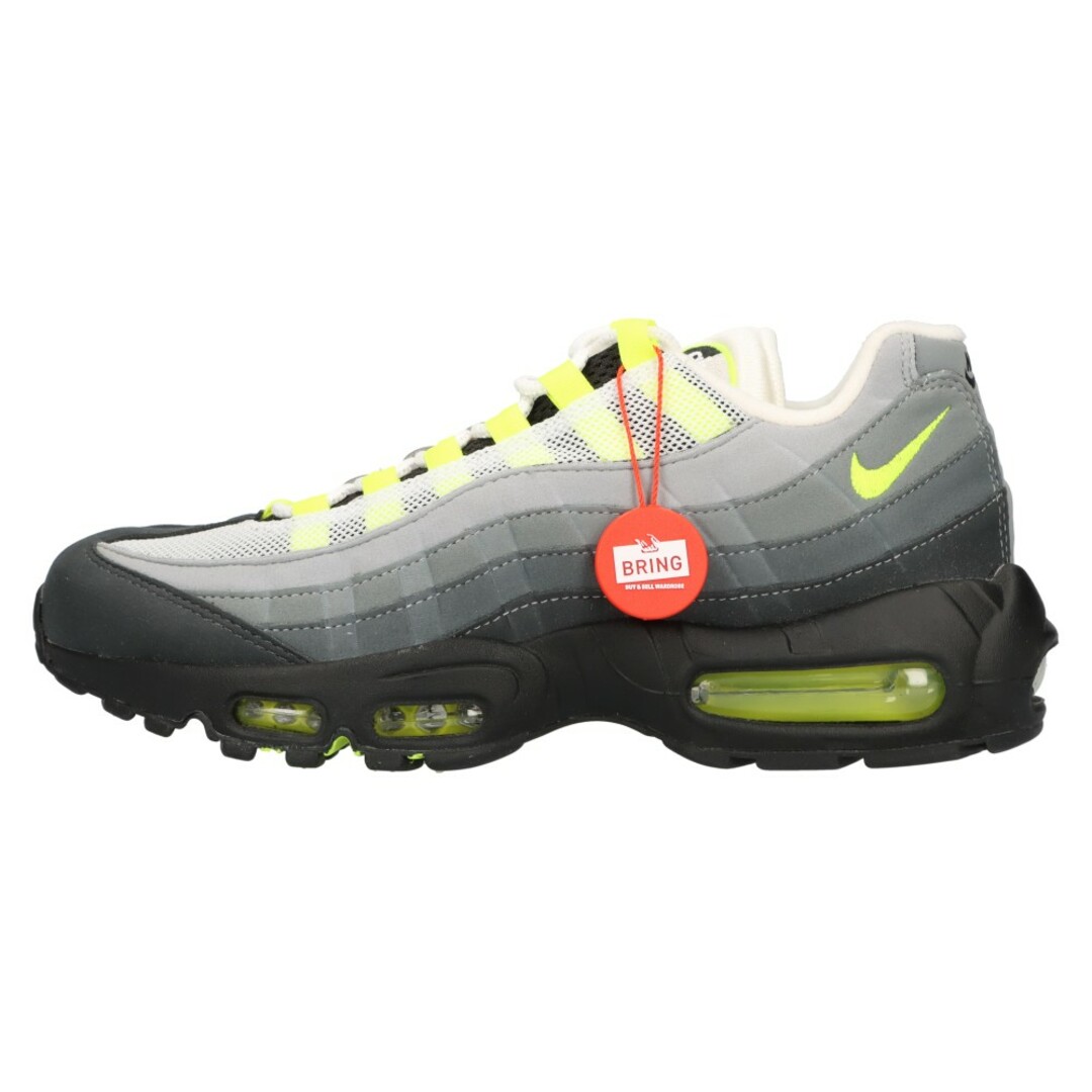 NIKE(ナイキ)のNIKE ナイキ AIR MAX 95 OG NEON YELLOW エアマックス95 ローカットスニーカー グレー/イエロー US8/26cm CT1689‐001 メンズの靴/シューズ(スニーカー)の商品写真