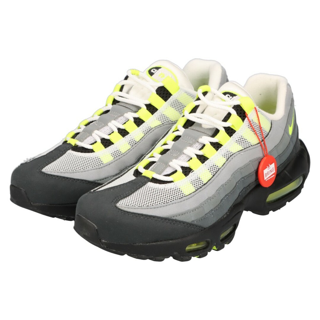 NIKE(ナイキ)のNIKE ナイキ AIR MAX 95 OG NEON YELLOW エアマックス95 ローカットスニーカー グレー/イエロー US8/26cm CT1689‐001 メンズの靴/シューズ(スニーカー)の商品写真