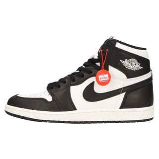 ナイキ(NIKE)のNIKE ナイキ AIR JORDAN 1 HI 85 エアジョーダン1 ハイカットスニーカー US9.5/27.5cm ブラック/ホワイト BQ4422-001(スニーカー)