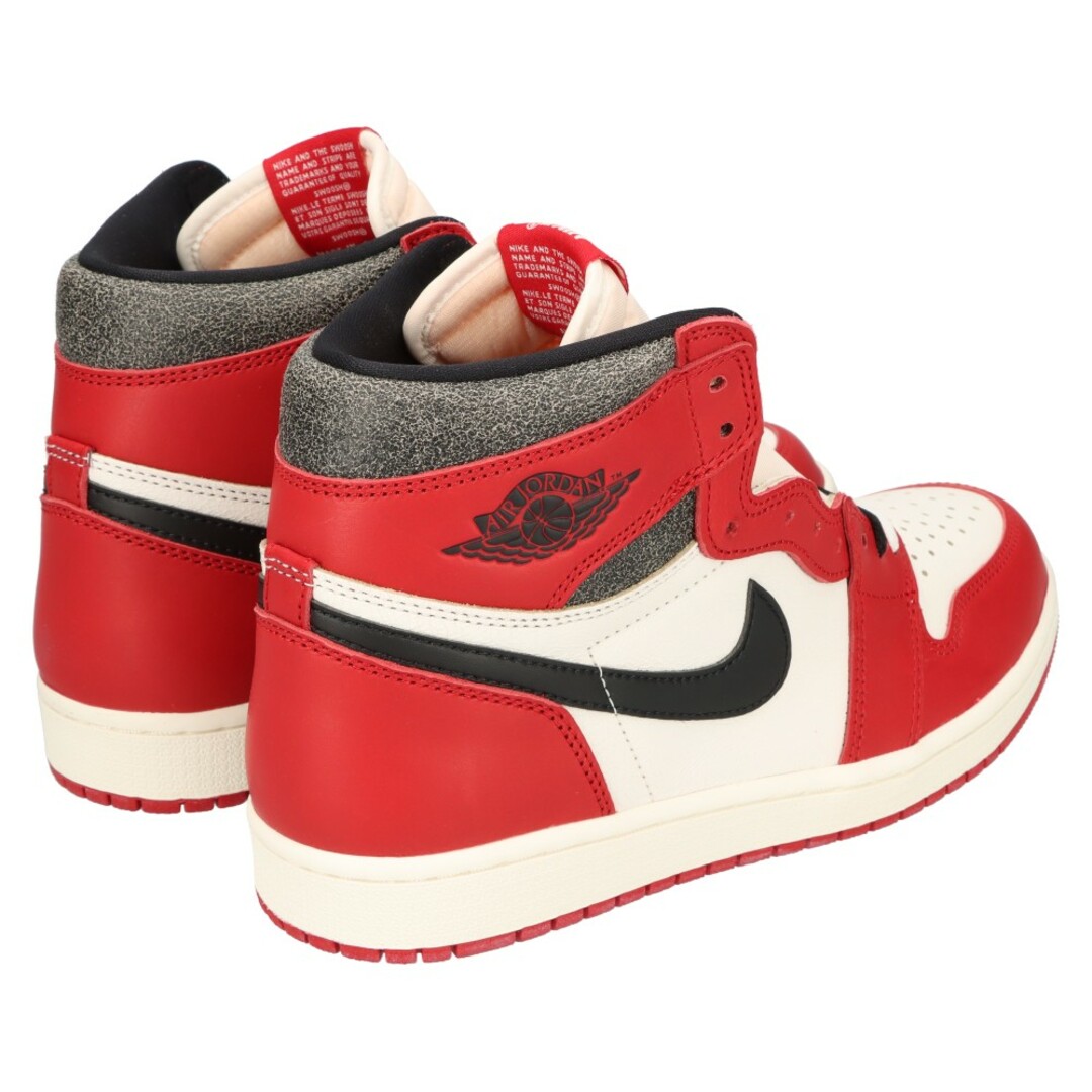 NIKE(ナイキ)のNIKE ナイキ AIR JORDAN 1 LOST&FOUND エアジョーダン1 ロスト&ファウンド ハイカットスニーカー ホワイト/レッド US9.5/27.5cm DZ5485-612 メンズの靴/シューズ(スニーカー)の商品写真