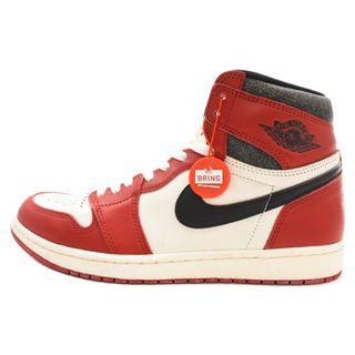 ナイキ(NIKE)のNIKE ナイキ AIR JORDAN 1 LOST&FOUND エアジョーダン1 ロスト&ファウンド ハイカットスニーカー ホワイト/レッド US9.5/27.5cm DZ5485-612(スニーカー)