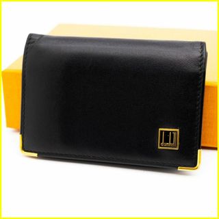 Dunhill - ★美品★ ダンヒル カードケース ブラック コンパクト 名刺入れ