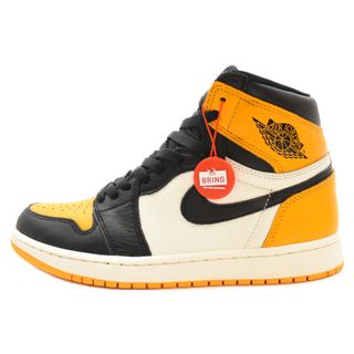 ナイキ(NIKE)のNIKE ナイキ AIR JORDAN 1 RETRO HIGH OG Taxi エアジョーダン1 ハイ OG タクシー ハイカットスニーカー イエロー/ブラック US9.5/27.5cm 555088-711(スニーカー)