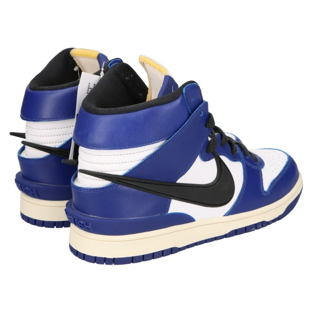 NIKE(ナイキ)のNIKE ナイキ ×AMBUSH DUNK HIGH Deep Royal アンブッシュ ダンクハイ ディープロイヤル ハイカットスニーカー ブルー US9,5/27,5cm CU7544-400 メンズの靴/シューズ(スニーカー)の商品写真