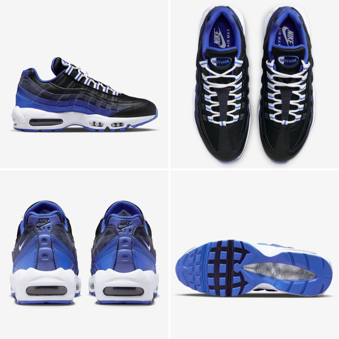 NIKE(ナイキ)のNike Air Max 95 "Black/Team Royal/White" メンズの靴/シューズ(スニーカー)の商品写真