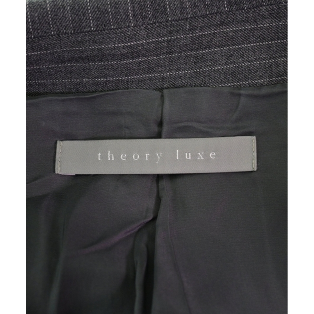 Theory luxe(セオリーリュクス)のtheory luxe カジュアルジャケット 38(M位) グレー 【古着】【中古】 レディースのジャケット/アウター(テーラードジャケット)の商品写真