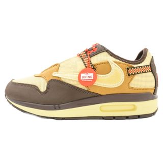 ナイキ(NIKE)のNIKE ナイキ ×TRAVIS SCOTT AIR MAX 1 CACTUS JACK エアマックス1 カクタスジャック ローカットスニーカー トラヴィススコット D09392-200 ブラウン US9.5/27.5cm(スニーカー)