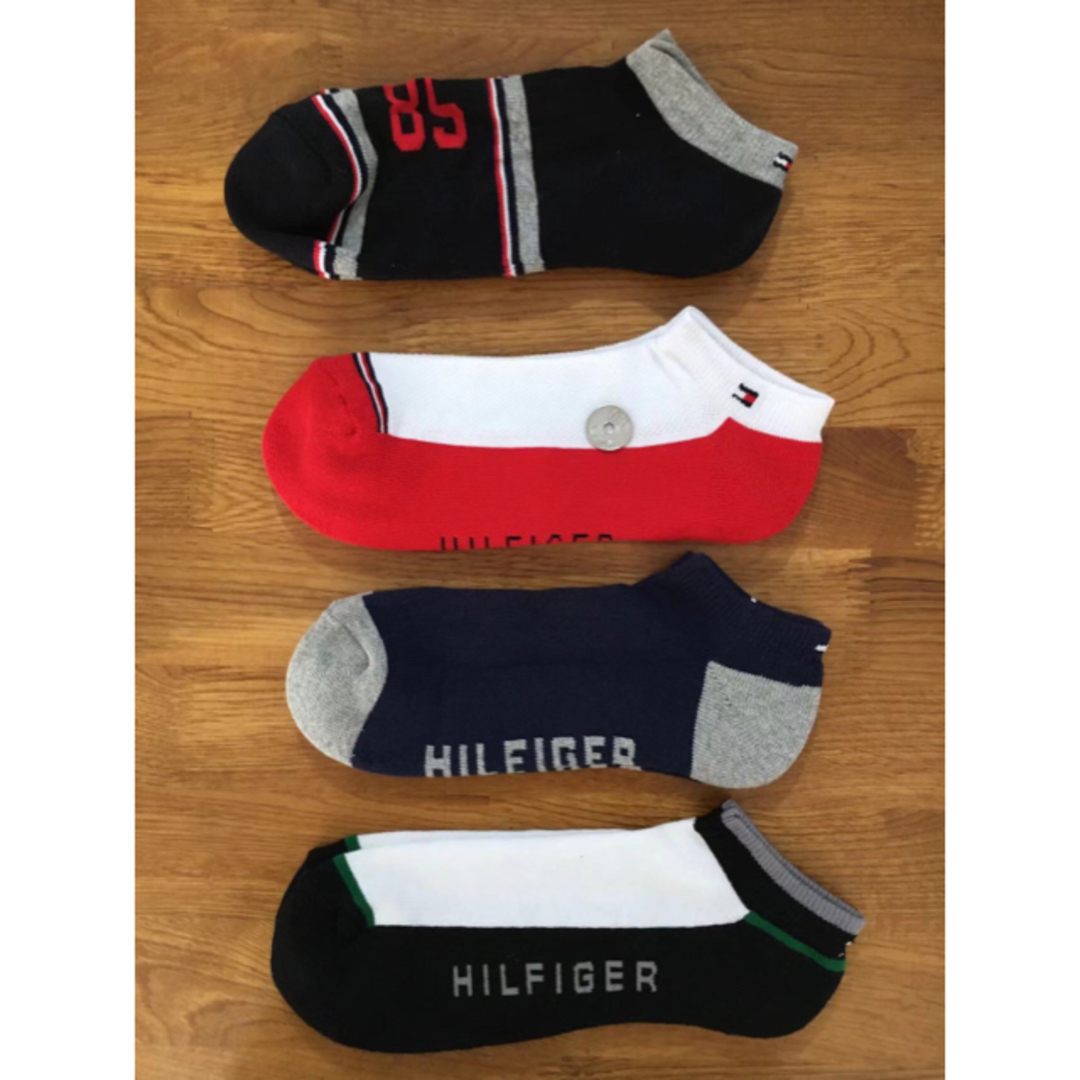 TOMMY HILFIGER(トミーヒルフィガー)の新品トミーヒルフィガーTOMMY HILFIGERメンズ4足セット1066 メンズのレッグウェア(ソックス)の商品写真