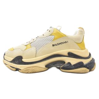 バレンシアガ(Balenciaga)のBALENCIAGA バレンシアガ 17AW Triple S DSM トリプルエスドーバーストリートマーケット限定 ユーズド加工ローカットスニーカー ホワイト 483513(スニーカー)