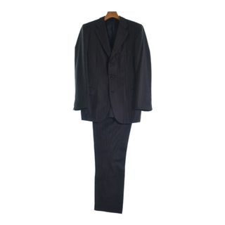 ブリオーニ(Brioni)のBrioni ブリオーニ ビジネス 50(XL位) 黒x赤(ストライプ) 【古着】【中古】(セットアップ)