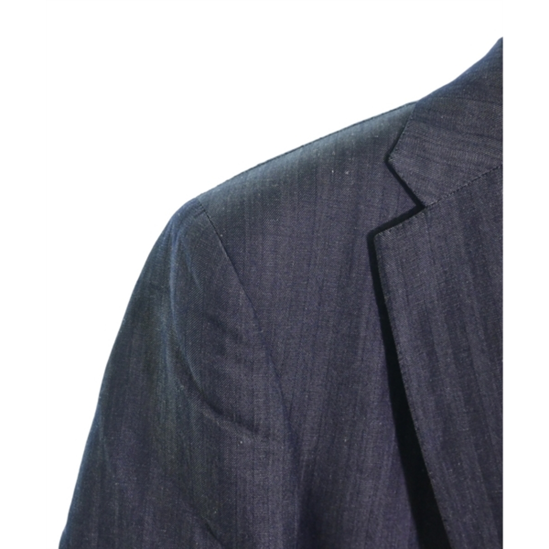 Brioni(ブリオーニ)のBrioni ブリオーニ テーラードジャケット 48(L位) 青系(ストライプ) 【古着】【中古】 メンズのジャケット/アウター(テーラードジャケット)の商品写真