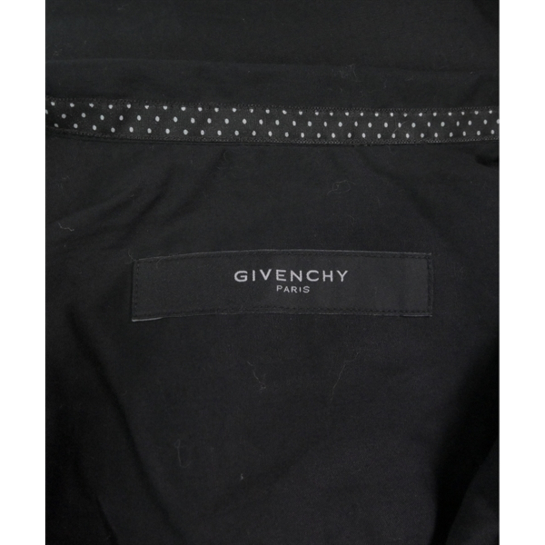 GIVENCHY(ジバンシィ)のGIVENCHY ジバンシー カジュアルシャツ 38(S位) 黒 【古着】【中古】 メンズのトップス(シャツ)の商品写真