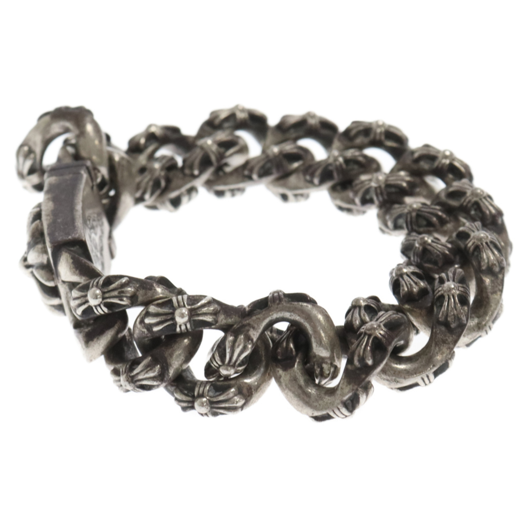 Chrome Hearts(クロムハーツ)のCHROME HEARTS クロムハーツ XTRA FNCY LRG3 エクストラファンシー CHXラージボックスIDブレスレット 14リンク シルバー メンズのアクセサリー(ブレスレット)の商品写真