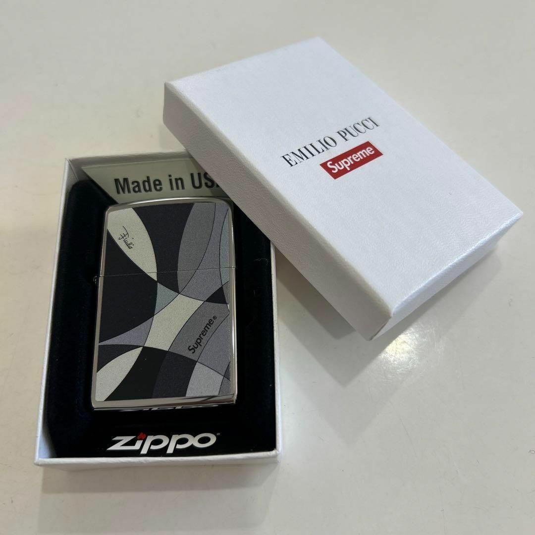 Supreme(シュプリーム)のSupreme Emilio Pucci Zippo Black メンズのファッション小物(タバコグッズ)の商品写真