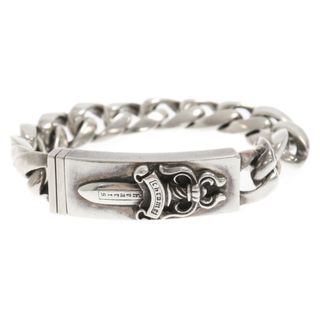 Chrome Hearts - CHROME HEARTS クロムハーツ ID DAGGER/ダガーIDクラシック リンク シルバーブレスレット 13LINKU