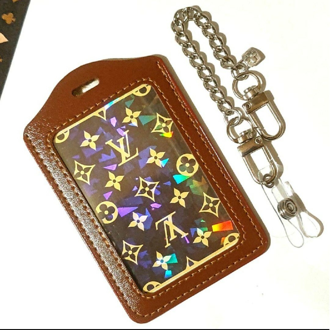 LOUIS VUITTON(ルイヴィトン)の希少♥♣LOUIS VUITTON♠♦モノグラムトランプ１枚　新品パスケース付⑧ メンズのファッション小物(名刺入れ/定期入れ)の商品写真