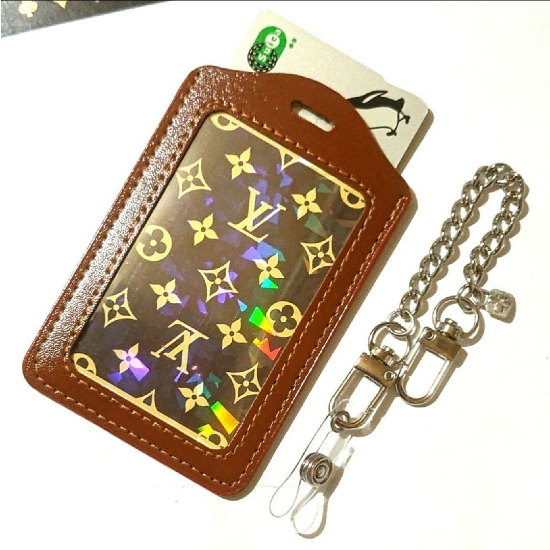 LOUIS VUITTON(ルイヴィトン)の希少♥♣LOUIS VUITTON♠♦モノグラムトランプ１枚　新品パスケース付⑧ メンズのファッション小物(名刺入れ/定期入れ)の商品写真