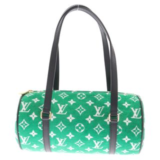 ルイヴィトン(LOUIS VUITTON)のLOUIS VUITTON ルイヴィトン パピヨン26 モノグラム ジャガード ベルベット ハンド バッグ グリーン M46206 RFID(その他)