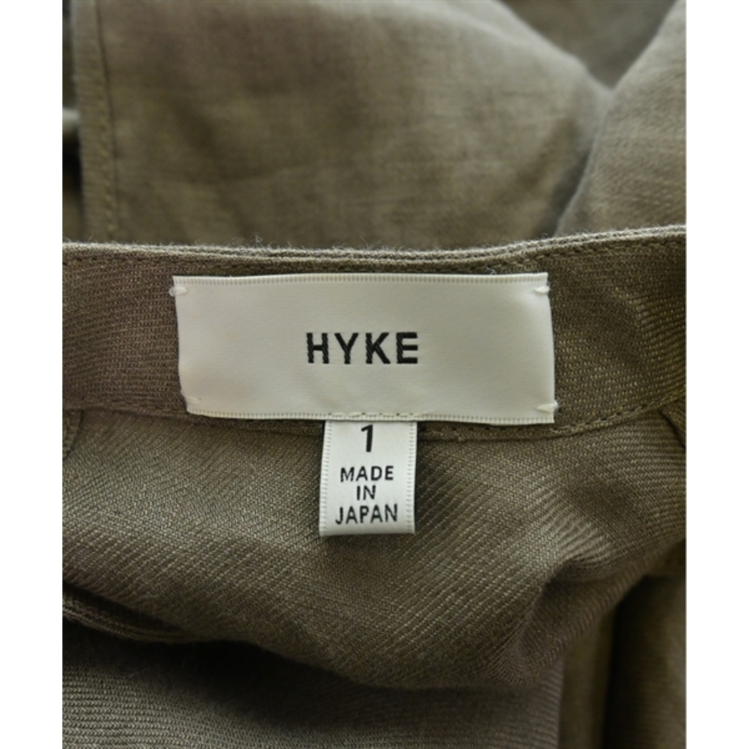 HYKE(ハイク)のHYKE ハイク ワンピース 1(S位) カーキ 【古着】【中古】 レディースのワンピース(ひざ丈ワンピース)の商品写真