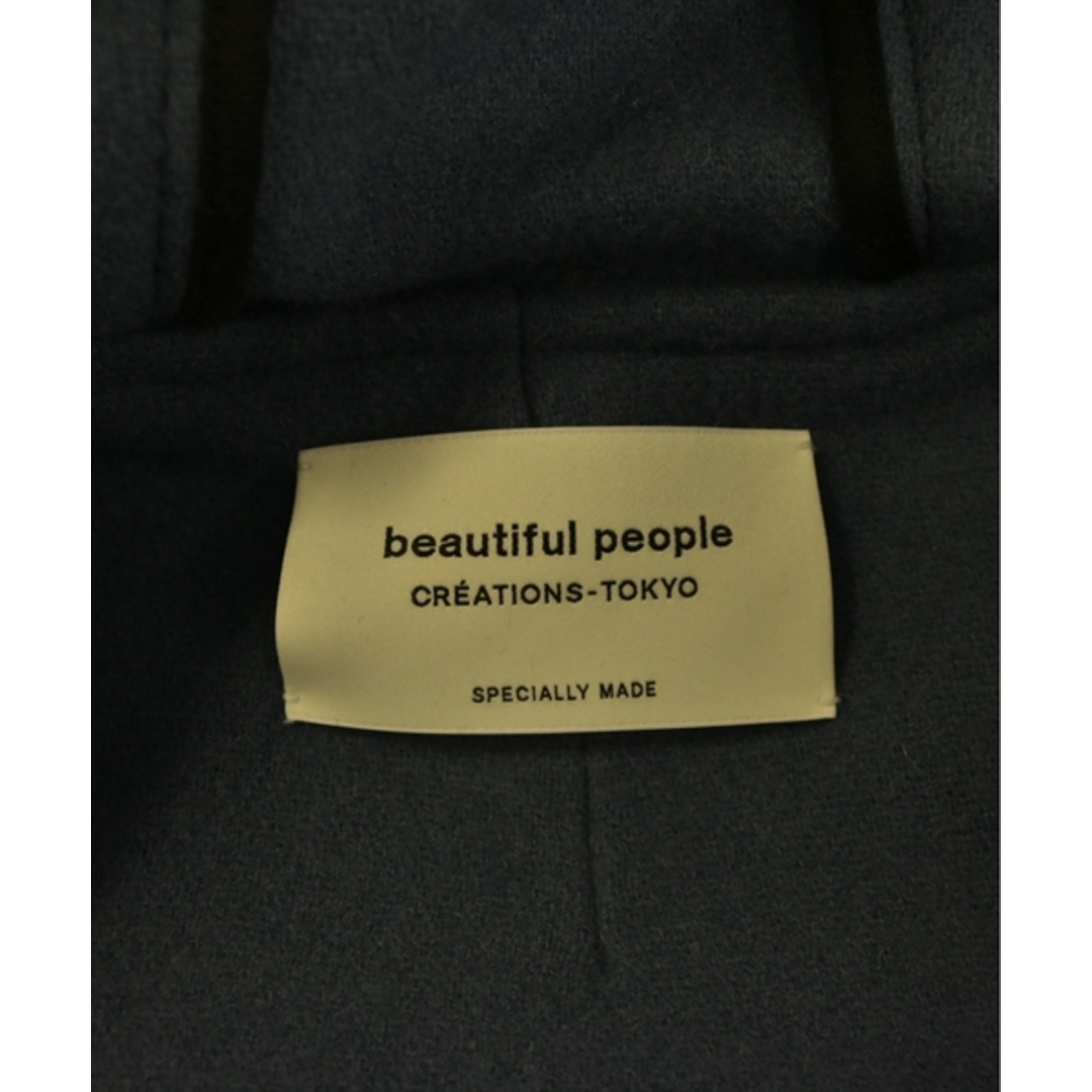 beautiful people(ビューティフルピープル)のbeautiful people ダッフルコート 140(S位) 青 【古着】【中古】 レディースのジャケット/アウター(ダッフルコート)の商品写真