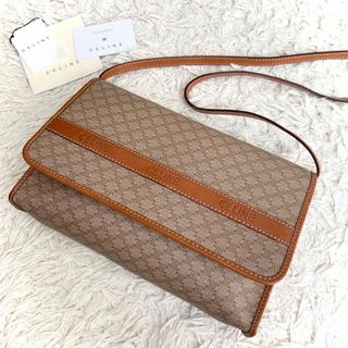 セリーヌ(celine)の極美品 CELINE ショルダーバッグ 2way クラッチバッグ マカダム柄 (ショルダーバッグ)