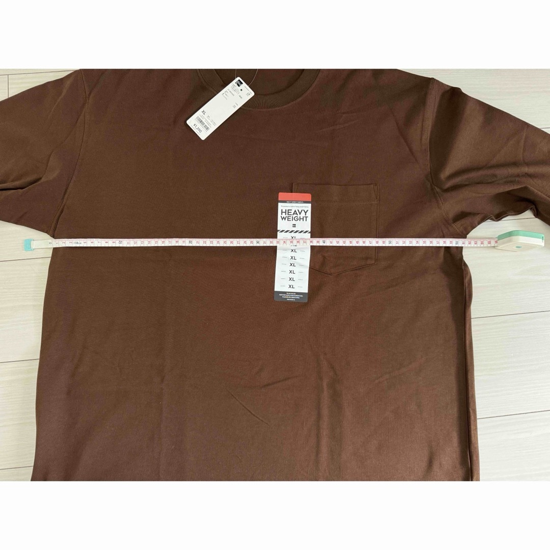 GU(ジーユー)のGU ベビーウェイト　クルーネックT（長袖）　サイズXL メンズのトップス(Tシャツ/カットソー(七分/長袖))の商品写真