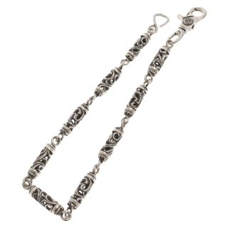 クロムハーツ(Chrome Hearts)のCHROME HEARTS クロムハーツ Roller Short Chain 1クリップ ローラー ウォレットチェーン シルバー 9LINK(ウォレットチェーン)