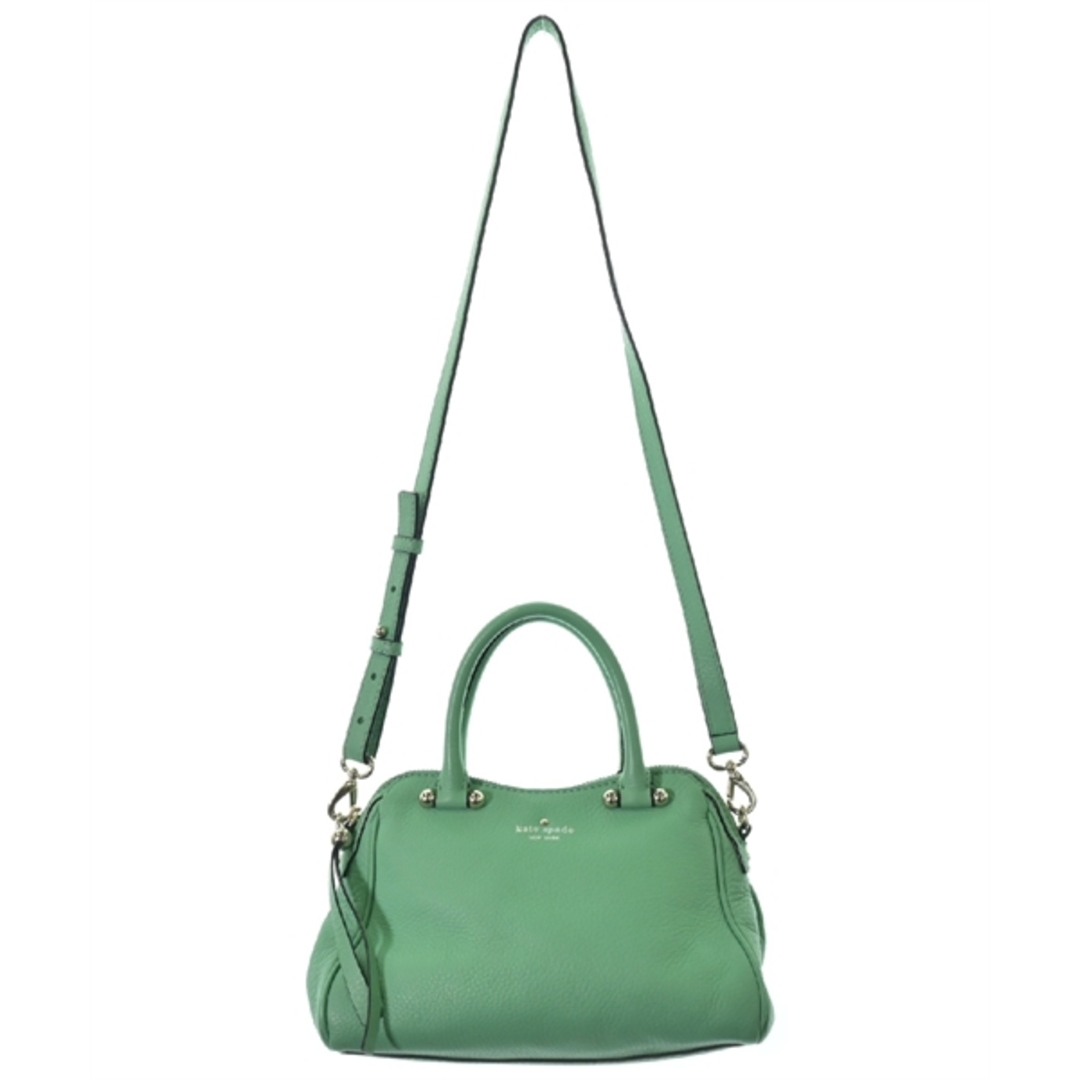 kate spade new york(ケイトスペードニューヨーク)のkate spade new york ハンドバッグ - 緑 【古着】【中古】 レディースのバッグ(ハンドバッグ)の商品写真