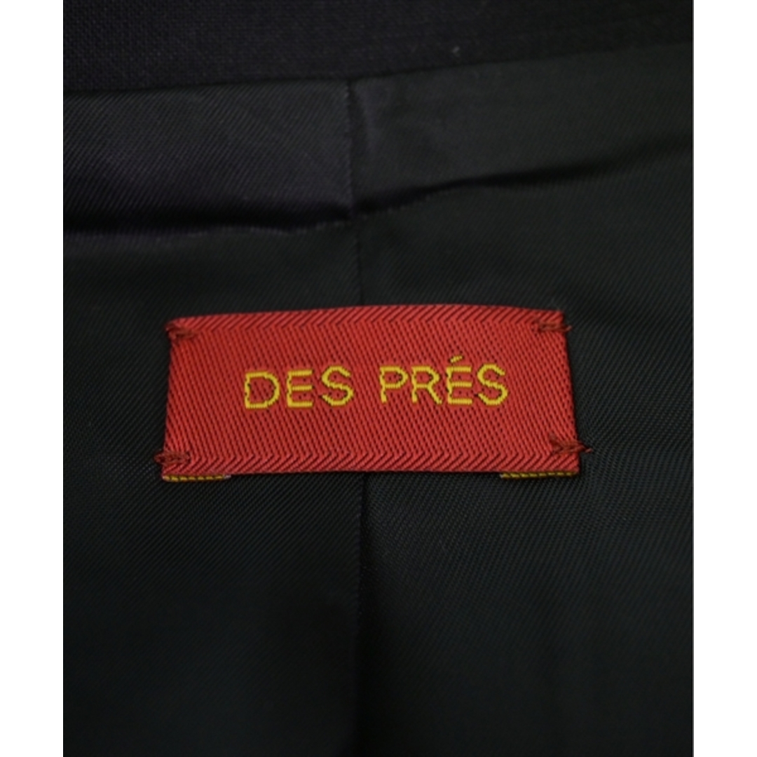 DES PRES(デプレ)のDES PRES デプレ テーラードジャケット 36(S位) 黒 【古着】【中古】 レディースのジャケット/アウター(テーラードジャケット)の商品写真