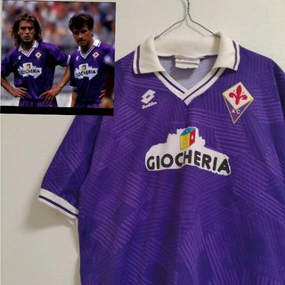 ロット(lotto)のLotto　セリエA フィオレンティーナ 1991-1992シーズンユニフォーム(ウェア)