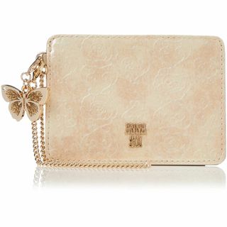 【色: ベージュ】[ANNA SUI] [アナスイ] ローズハート パスケース (その他)