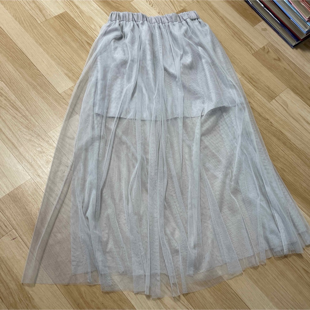 GU(ジーユー)のGUチュールレースロングスカート レディースのスカート(ロングスカート)の商品写真