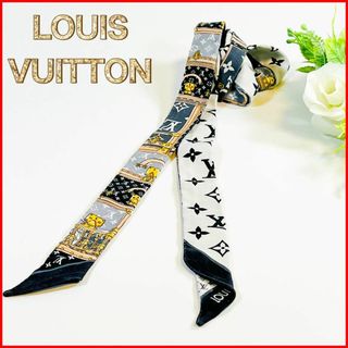 ルイヴィトン(LOUIS VUITTON)の【ルイヴィトン】バンドーBB スカーフ　美品　ブランド　モノグラム　おしゃれ(バンダナ/スカーフ)