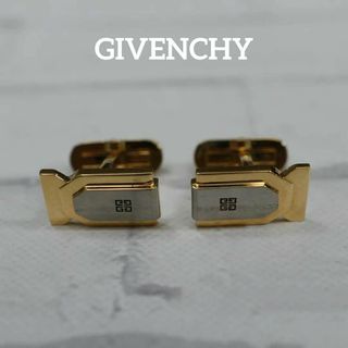 ジバンシィ(GIVENCHY)の【匿名配送】ジバンシー カフス ゴールド ロゴ シンプル 4(カフリンクス)