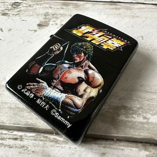 ジッポー(ZIPPO)の限定 未使用 ZIPPO 北斗の拳 ケンシロウ ブラック ジッポ(タバコグッズ)