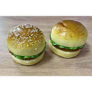 ハンバーガーサンプル☆PU（ウレタン系）２個セット☆食品サンプル☆模型(その他)
