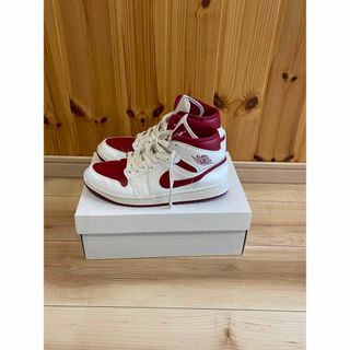 ジョーダン(Jordan Brand（NIKE）)のAIR JORDAN １リバースシカゴ MID(WMNS27センチ)(スニーカー)