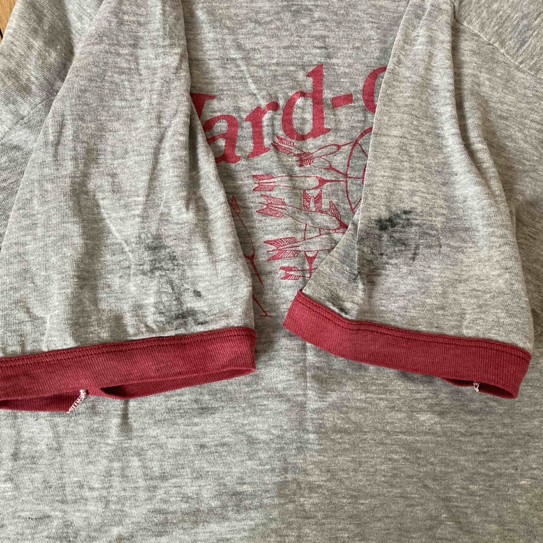 vintage Hanes リンガーtシャツ バックプリント メンズのトップス(Tシャツ/カットソー(半袖/袖なし))の商品写真