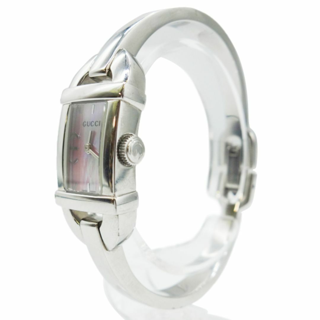 GUCCI 6800L 腕時計 SS レディース 腕時計 QZ ピンクシェル バングル GUCCI 6800L 腕時計 SS レディース 腕時計 QZ ピンクシェル バングル